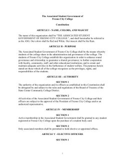 The Associated Student Government of