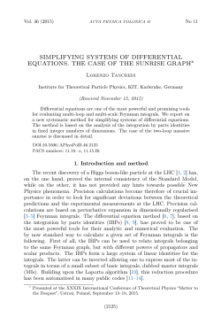 Simplifying Systems of Differential Equations. The Case of the