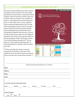 ENVIRONMENTAL HEALTH SCIENCE CLUB T