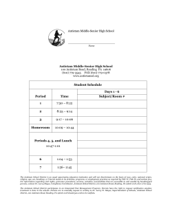 Antietam Middle-Senior High School
