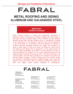 metal roofing and siding