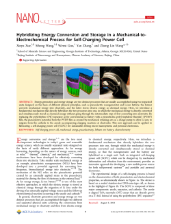 Hybridizing Energy Conversion and Storage in a