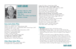 barry abrams - Santa Anita Park