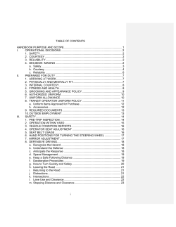 RTS Employee Handbook - Go-RTS