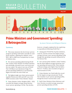 Prime Ministers and Government Spending: A