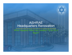 Ron Jarnagin - ASHRAE Headquarters - (ASHRAE)