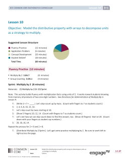 Lesson 10 - EngageNY