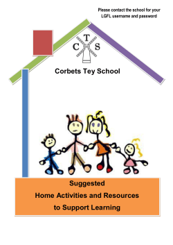 Home Activities - Corbets Tey School