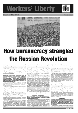 How bureaucracy strangled the Russian Revolution