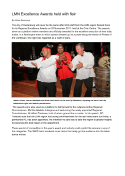 LMN Excellence Awards held at Rustenburg