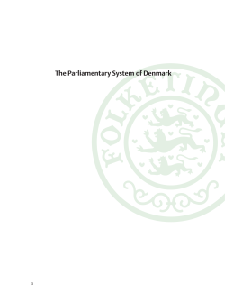 The Parliamentary System of Denmark