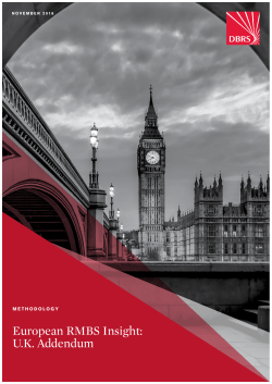 European RMBS Insight: UK Addendum