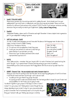 2017 Team 6 Homework