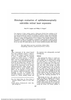 Histologic Evaluation of Ophthalmoscopically Subvisible