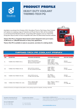 Heavy Duty Coolant Thermo-Tech PG