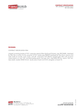 coNtRAct SPeciFicAtioN FRP L-SHAPED CONNECTION 80 Cm