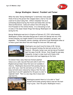 George Washington: General, President and Farmer