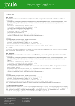 Joule warrenty