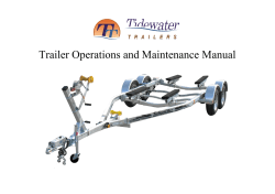 Trailer Operations and Maintenance Manual