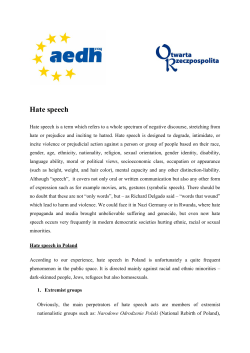 Hate speech
