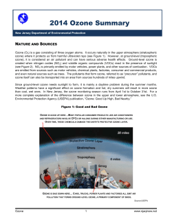 2014 Ozone Summary