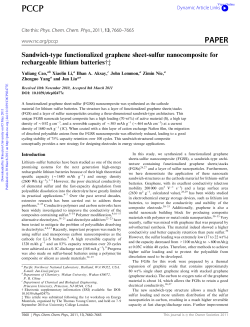 Sandwich-type functionalized graphene sheet