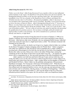 Adlai Ewing Stevenson II - McLean County Museum of History