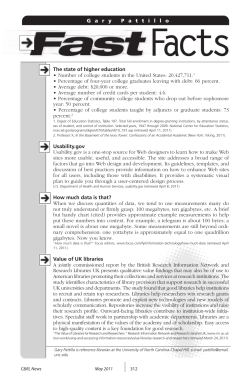G a r y P a t t i l l o The state of higher education &bull; Number of college