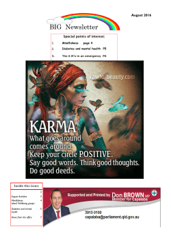 BIG Newsletter - August 2016 - Bayside Initiatives Group Inc.