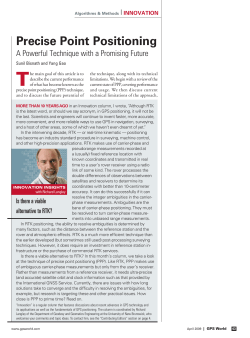 Precise Point Positioning