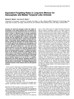 Equivalent Forgetting Rates in Long-term Memory for