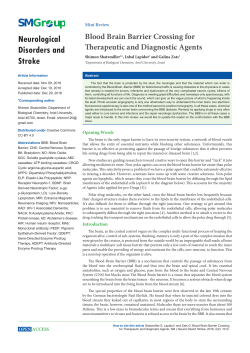 Blood Brain Barrier Crossing for Therapeutic and Diagnostic Agents