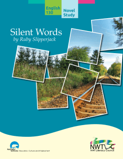 Silent Words - NWT Literacy Council