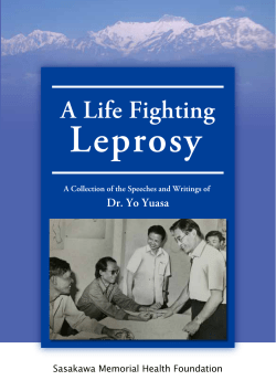 A Life Fighting Leprosy