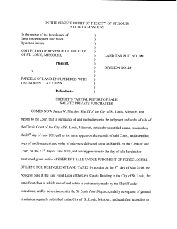 Untitled - City of St. Louis Circuit Court