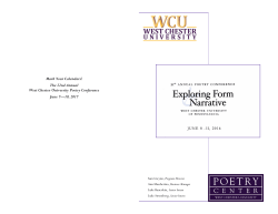 Mark Your Calendars! The 22nd Annual West Chester University