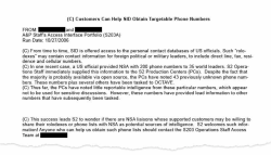 (C) Custom ers Can Help SID Obtain Targetable Phone Numbers