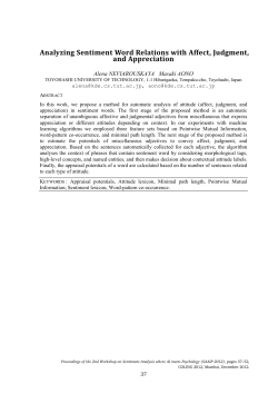 Analyzing Sentiment Word Relations with Affect, Judgment, and