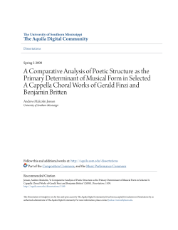 a comparative analysis of poetic structure as the primary