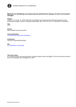 Methods for identifying and measuring the performance impacts of