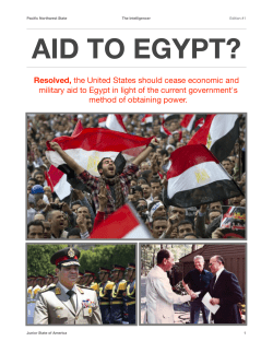 Aid to Egypt Debate - States