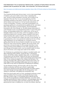 GCSE Weekly Read 14B Charles Dickens