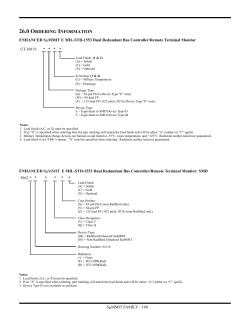 26.0 ORDERING INFORMATION
