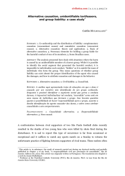 Alternative causation, unidentifiable tortfeasors, and