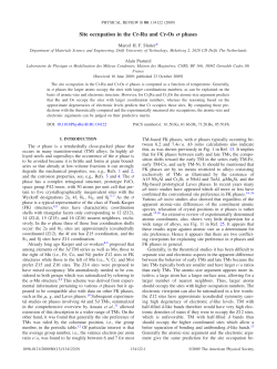 Site occupation in the Cr-Ru and Cr-Os phases