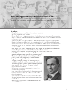 Doctor Who Supported Women`s Reproductive Rights in 1921