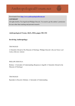 Anthropological Forum, 26(3), 2016, pages 301