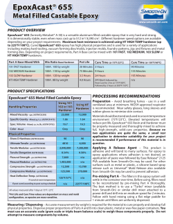 Metal Filled Castable Epoxy - Cast