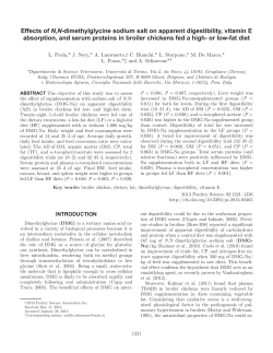 Effects of N,N-dimethylglycine sodium salt on