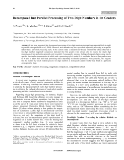 Decomposed but Parallel Processing of Two